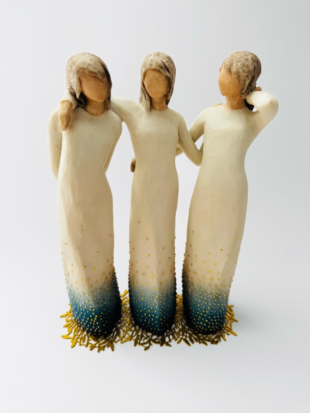 🪾Willow Tree “By My Side” Figure Figurine with Gold Accents Collectible